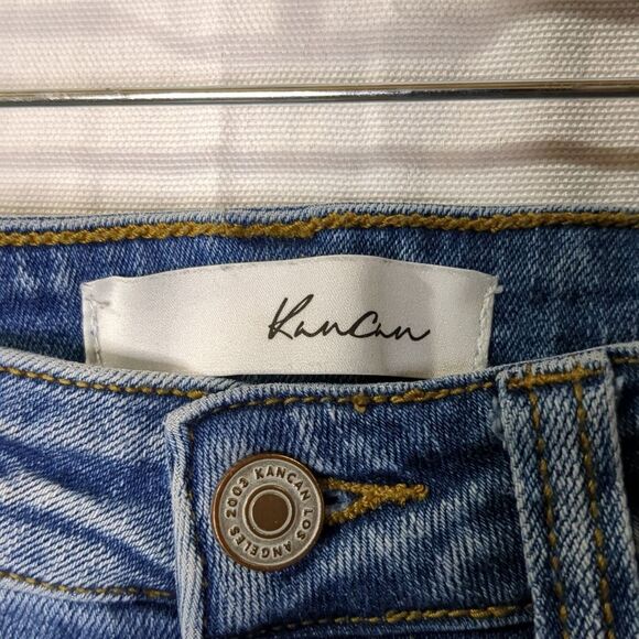KanCan Stretch Distressed Skinny Ankle Jeans Women's Size 7 - Picture 3 of 10